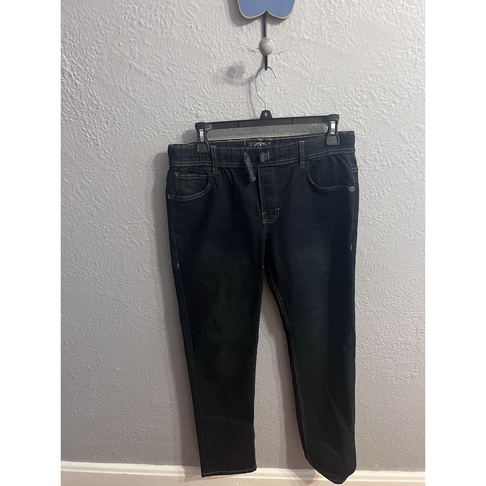 Lucky Brand Jeans Girls Size L 14/16 Blue Pull On Straight Stretch Denim